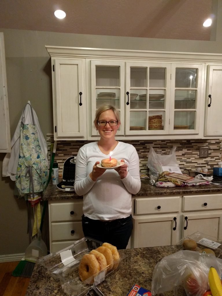 We celebrated my half birthday!